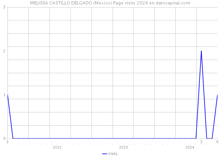 MELISSA CASTILLO DELGADO (Mexico) Page visits 2024 