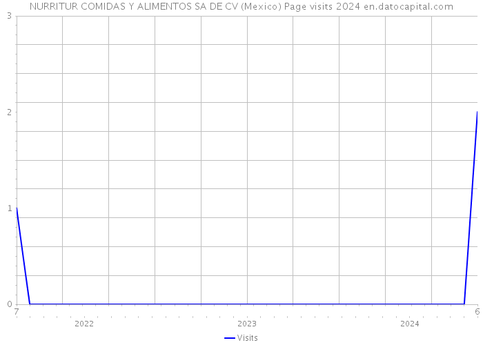 NURRITUR COMIDAS Y ALIMENTOS SA DE CV (Mexico) Page visits 2024 