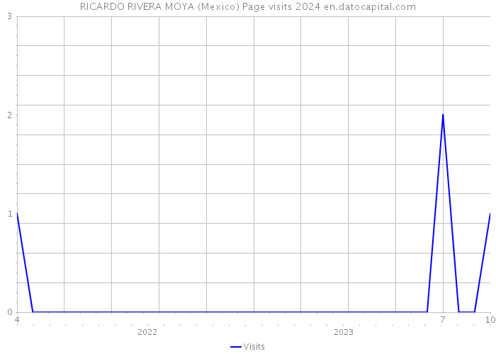 RICARDO RIVERA MOYA (Mexico) Page visits 2024 