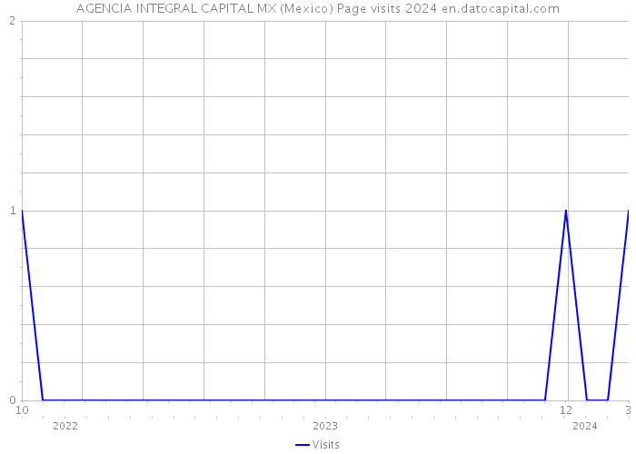 AGENCIA INTEGRAL CAPITAL MX (Mexico) Page visits 2024 