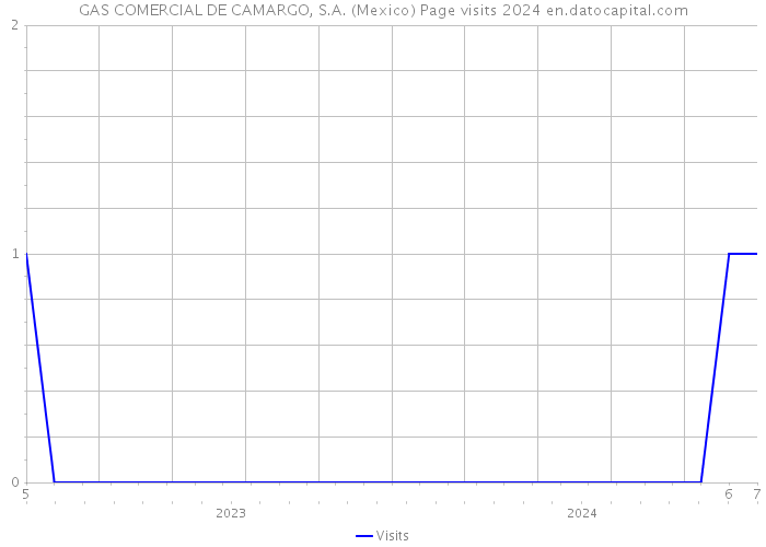 GAS COMERCIAL DE CAMARGO, S.A. (Mexico) Page visits 2024 