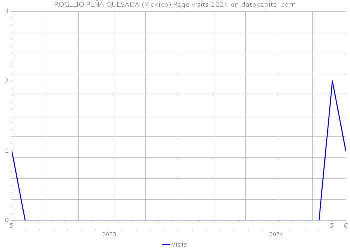 ROGELIO PEÑA QUESADA (Mexico) Page visits 2024 