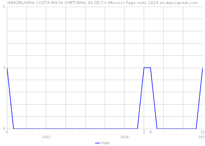 INMOBILIARIA COSTA MAYA CHETUMAL SA DE CV (Mexico) Page visits 2024 