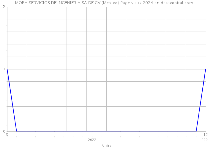 MORA SERVICIOS DE INGENIERIA SA DE CV (Mexico) Page visits 2024 
