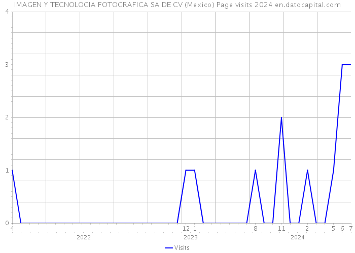 IMAGEN Y TECNOLOGIA FOTOGRAFICA SA DE CV (Mexico) Page visits 2024 