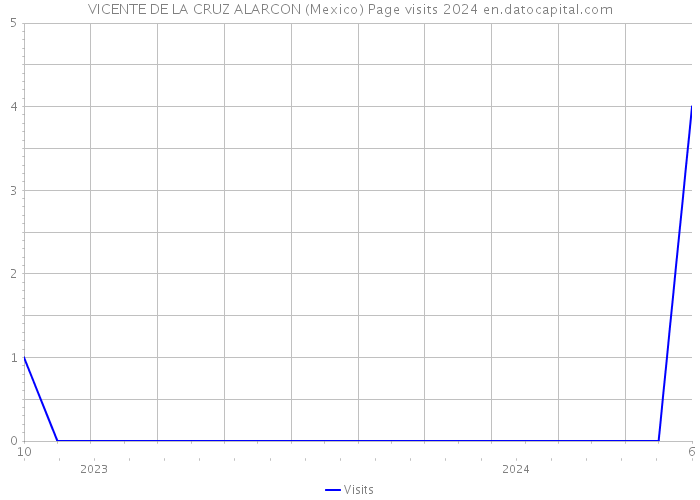VICENTE DE LA CRUZ ALARCON (Mexico) Page visits 2024 