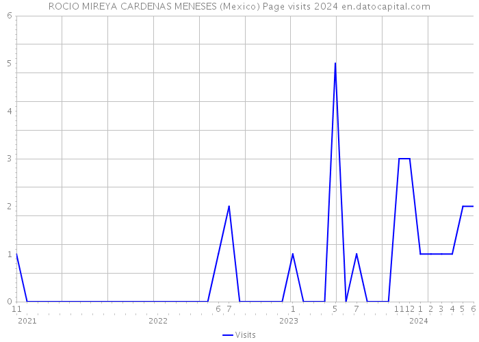 ROCIO MIREYA CARDENAS MENESES (Mexico) Page visits 2024 