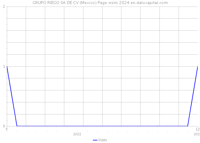 GRUPO RIEGO SA DE CV (Mexico) Page visits 2024 