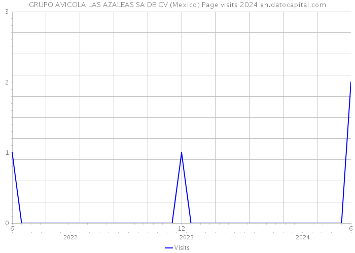 GRUPO AVICOLA LAS AZALEAS SA DE CV (Mexico) Page visits 2024 
