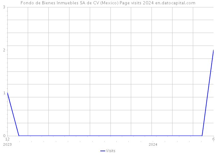 Fondo de Bienes Inmuebles SA de CV (Mexico) Page visits 2024 