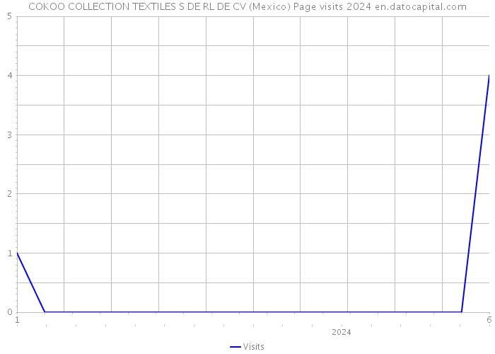 COKOO COLLECTION TEXTILES S DE RL DE CV (Mexico) Page visits 2024 