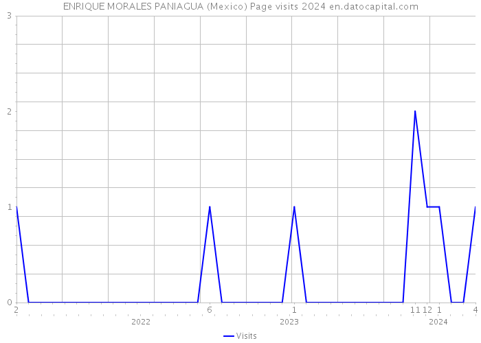 ENRIQUE MORALES PANIAGUA (Mexico) Page visits 2024 