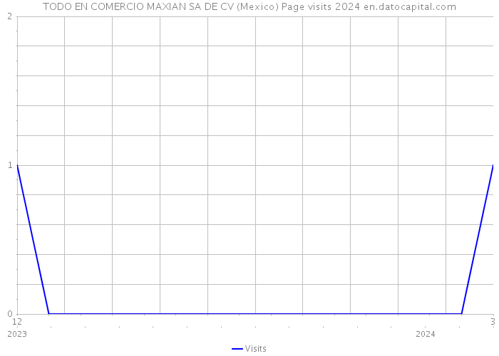 TODO EN COMERCIO MAXIAN SA DE CV (Mexico) Page visits 2024 