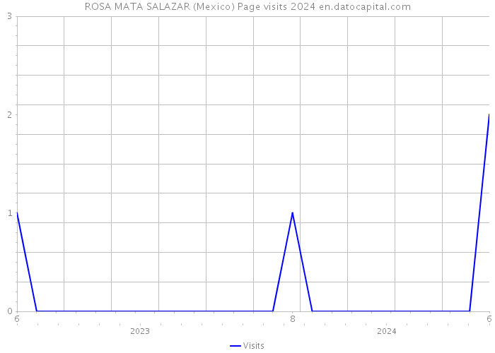 ROSA MATA SALAZAR (Mexico) Page visits 2024 
