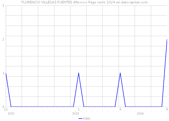FLORENCIO VILLEGAS FUENTES (Mexico) Page visits 2024 