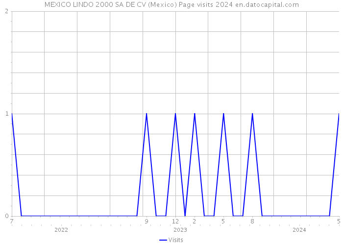 MEXICO LINDO 2000 SA DE CV (Mexico) Page visits 2024 