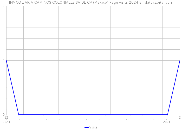 INMOBILIARIA CAMINOS COLONIALES SA DE CV (Mexico) Page visits 2024 
