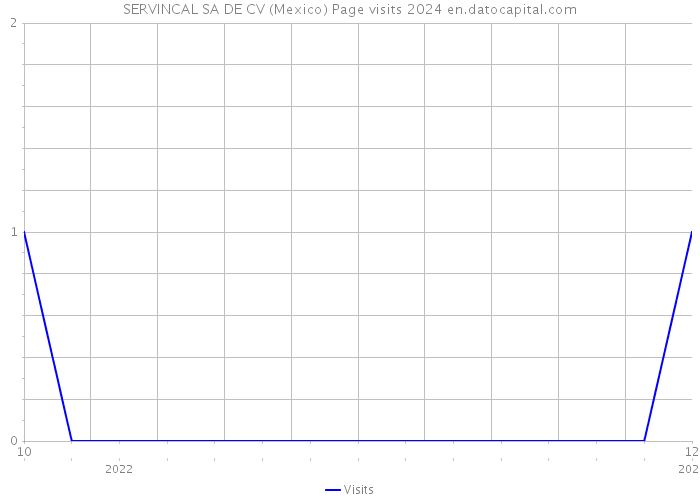 SERVINCAL SA DE CV (Mexico) Page visits 2024 