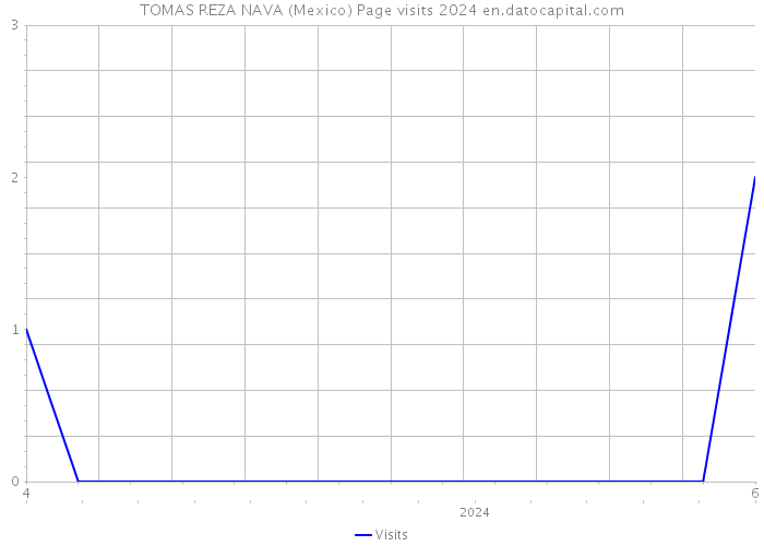 TOMAS REZA NAVA (Mexico) Page visits 2024 