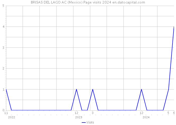 BRISAS DEL LAGO AC (Mexico) Page visits 2024 