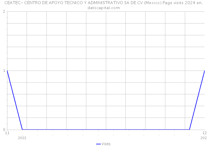 CEATEC- CENTRO DE APOYO TECNICO Y ADMINISTRATIVO SA DE CV (Mexico) Page visits 2024 