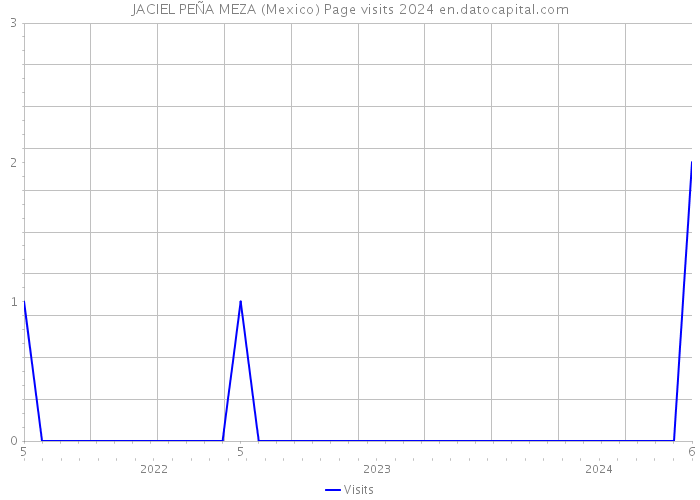 JACIEL PEÑA MEZA (Mexico) Page visits 2024 