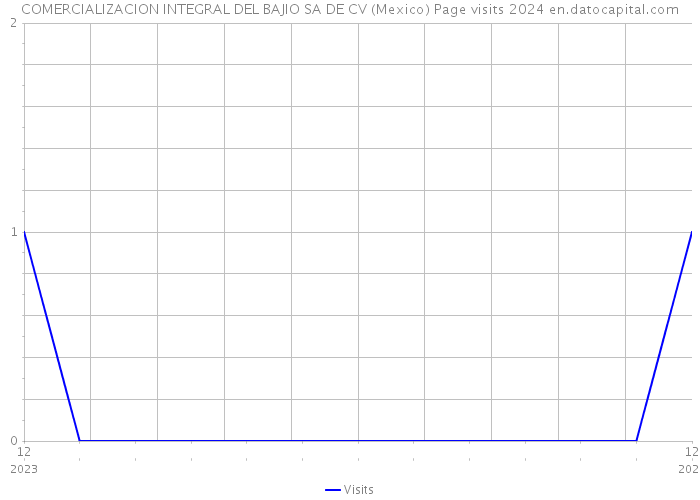 COMERCIALIZACION INTEGRAL DEL BAJIO SA DE CV (Mexico) Page visits 2024 