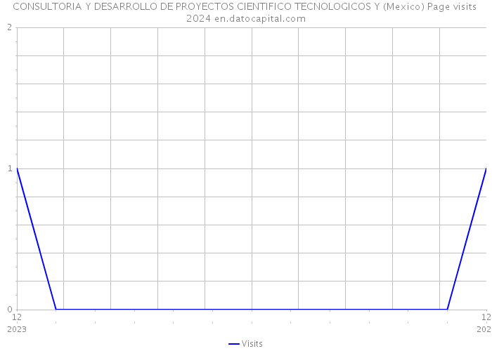 CONSULTORIA Y DESARROLLO DE PROYECTOS CIENTIFICO TECNOLOGICOS Y (Mexico) Page visits 2024 