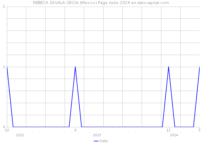 REBECA ZAVALA GRCIA (Mexico) Page visits 2024 