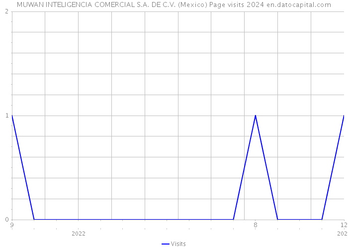 MUWAN INTELIGENCIA COMERCIAL S.A. DE C.V. (Mexico) Page visits 2024 