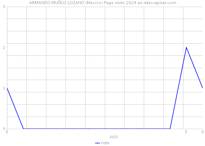 ARMANDO MUÑOZ LOZANO (Mexico) Page visits 2024 