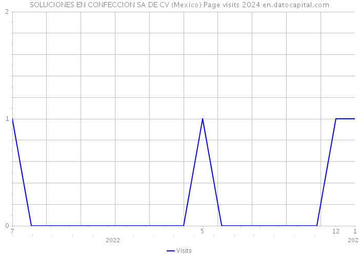 SOLUCIONES EN CONFECCION SA DE CV (Mexico) Page visits 2024 