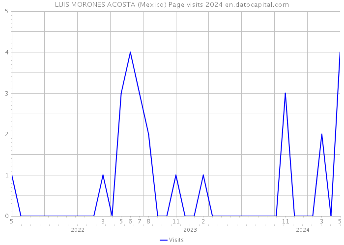 LUIS MORONES ACOSTA (Mexico) Page visits 2024 