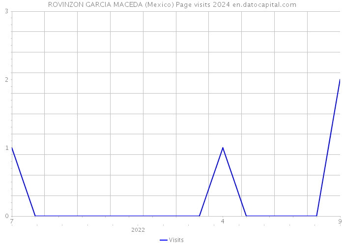 ROVINZON GARCIA MACEDA (Mexico) Page visits 2024 