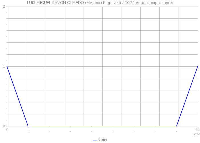 LUIS MIGUEL PAVON OLMEDO (Mexico) Page visits 2024 