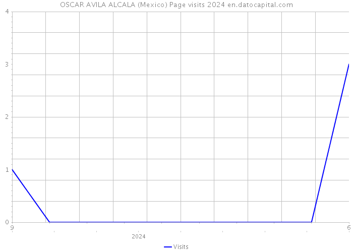 OSCAR AVILA ALCALA (Mexico) Page visits 2024 
