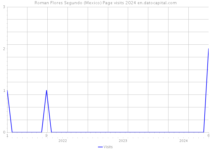 Roman Flores Segundo (Mexico) Page visits 2024 