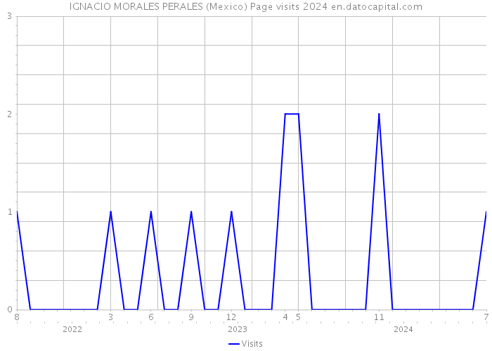 IGNACIO MORALES PERALES (Mexico) Page visits 2024 