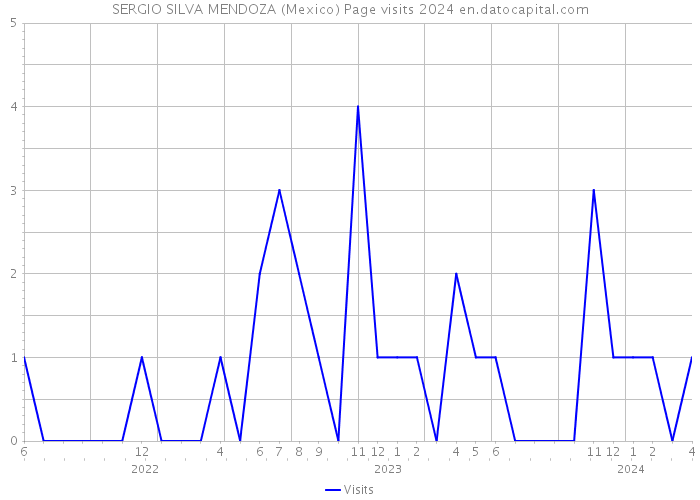SERGIO SILVA MENDOZA (Mexico) Page visits 2024 