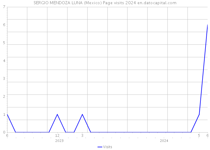 SERGIO MENDOZA LUNA (Mexico) Page visits 2024 