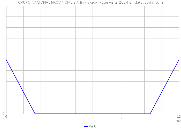 GRUPO NACIONAL PROVINCIAL S A B (Mexico) Page visits 2024 