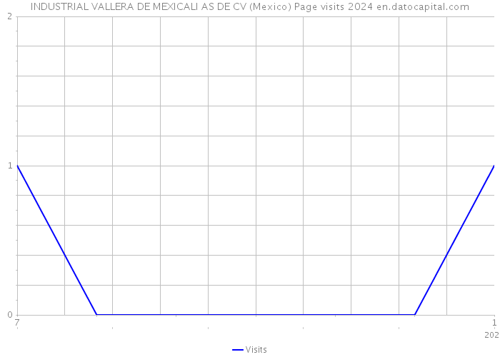 INDUSTRIAL VALLERA DE MEXICALI AS DE CV (Mexico) Page visits 2024 