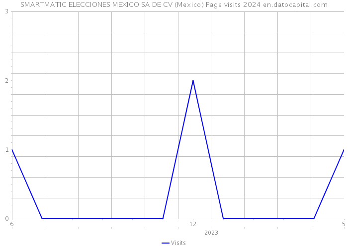 SMARTMATIC ELECCIONES MEXICO SA DE CV (Mexico) Page visits 2024 