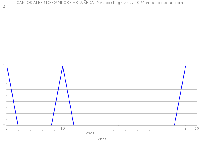 CARLOS ALBERTO CAMPOS CASTAÑEDA (Mexico) Page visits 2024 