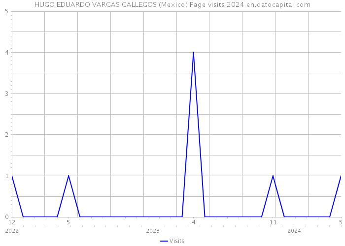 HUGO EDUARDO VARGAS GALLEGOS (Mexico) Page visits 2024 