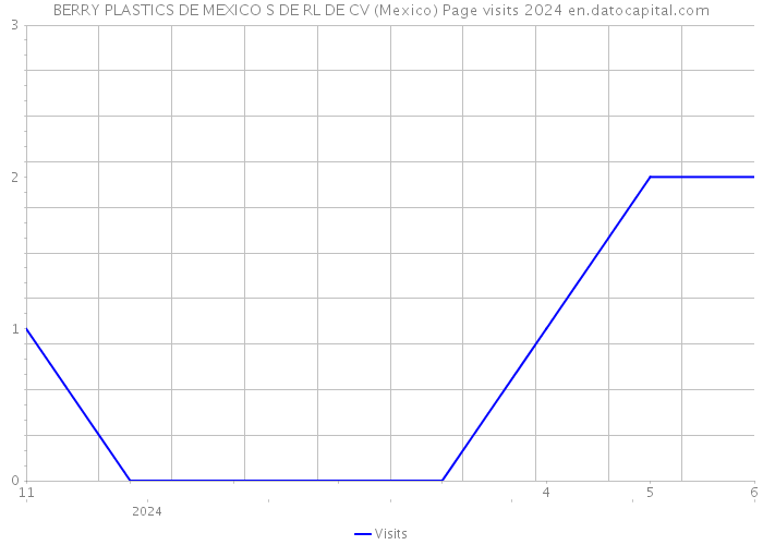 BERRY PLASTICS DE MEXICO S DE RL DE CV (Mexico) Page visits 2024 