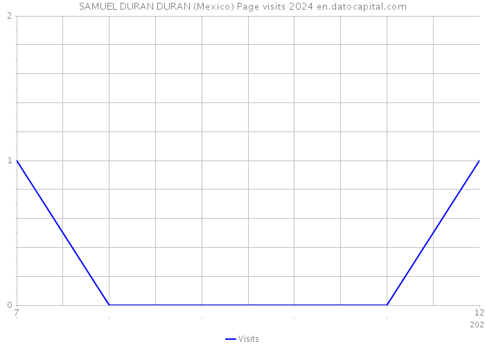 SAMUEL DURAN DURAN (Mexico) Page visits 2024 