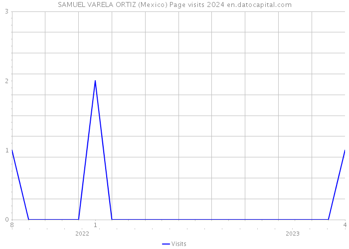 SAMUEL VARELA ORTIZ (Mexico) Page visits 2024 