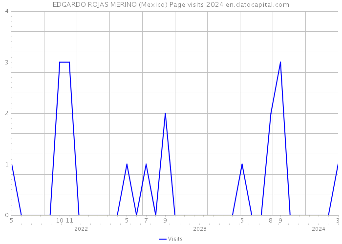 EDGARDO ROJAS MERINO (Mexico) Page visits 2024 