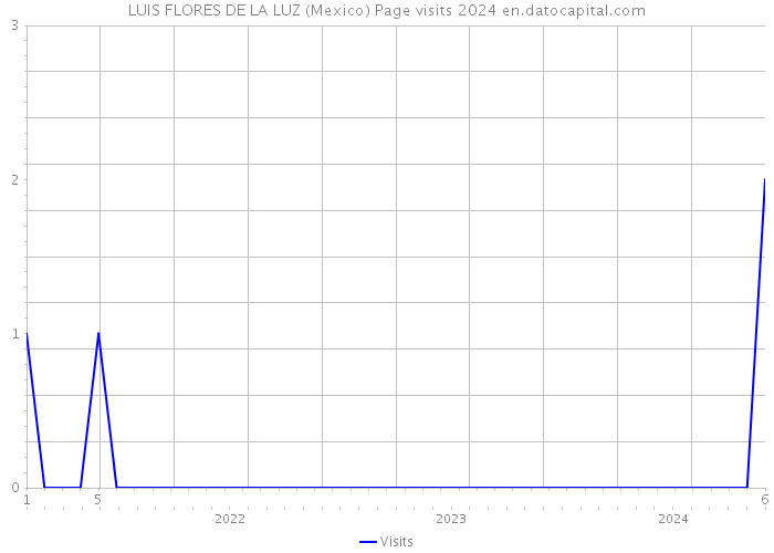 LUIS FLORES DE LA LUZ (Mexico) Page visits 2024 